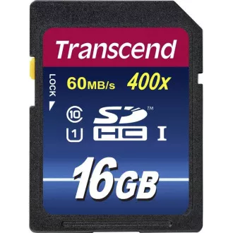 TRANSCEND SDHC karta 16GB Premium, Class 10 UHS-I, 300X (45MB/s)