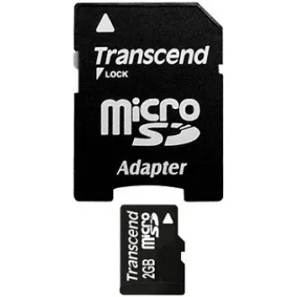 TRANSCEND MicroSD karta 2GB, bez adaptéra