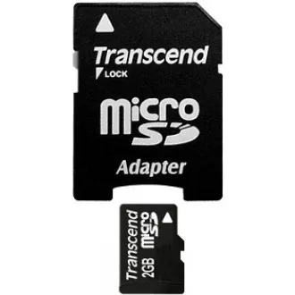 TRANSCEND MicroSD karta 2GB + adaptér
