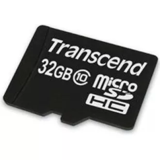 TRANSCEND MicroSDHC karta 32GB Class 10, bez adaptéra