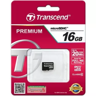 TRANSCEND MicroSDHC karta 32GB Class 10, bez adaptéra