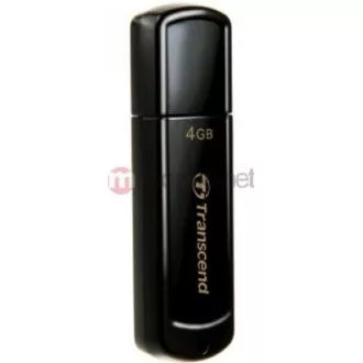 TRANSCEND Flash Disk 4GB JetFlash®350, USB 2.0 (R:13/W:4 MB/s) čierna