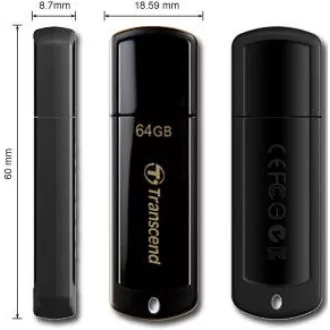 TRANSCEND Flash Disk 16GB JetFlash®350, USB 2.0 (R:13/W:4 MB/s) čierna