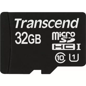 TRANSCEND MicroSDHC karta 32GB Premium, Class 10 UHS-I 300x, bez adaptéra