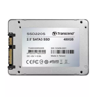 TRANSCEND SSD 220S 480GB, SATA III 6Gb/s, TLC, Aluminum case TRANSCEND SSD 220S 480GB, SATA III 6Gb/s, TLC, Aluminum case