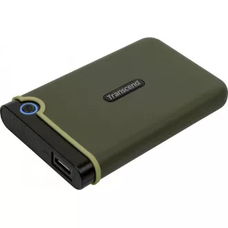 TRANSCEND externý HDD 2, 5" USB 3.0 StoreJet 25M3G, Slim, 1TB, Black (SATA, Rubber Case, Anti-Shock)