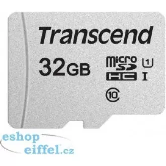 TRANSCEND MicroSDHC karta 32GB 300S, UHS-I U1, bez adaptéra