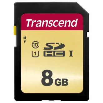 TRANSCEND SDHC karta 8GB 500S, UHS-I U1 (R:95/W:60 MB/s) TRANSCEND SDHC karta 8GB 500S, UHS-I U1 (R:95/W:60 MB/s)