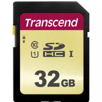 TRANSCEND SDHC karta 32GB 500S, UHS-I U1 (R:95/W:60 MB/s) TRANSCEND SDHC karta 32GB 500S, UHS-I U1 (R:95/W:60 MB/s)