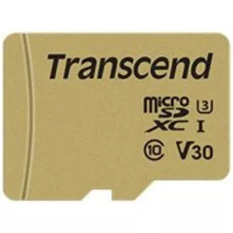 TRANSCEND MicroSDHC karta 8GB 500S, UHS-I U1 + adaptér