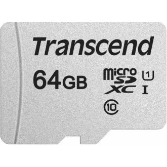 TRANSCEND MicroSDXC karta 64GB 300S, UHS-I U1 + adaptér
