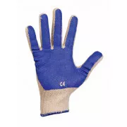 SCOTER rukavice potiahnuté modrej PVC 9