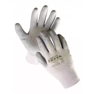 DIPPER rukavice máč. v šedom latexe - 10