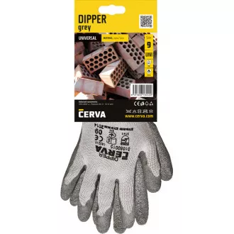 DIPPER rukavice blister šedá 9