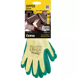 DIPPER rukavice blister šedá 10
