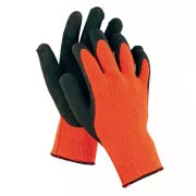PALAWAN ORANGE rukavice nylon/latex - 7
