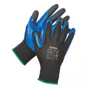 GARRULUS FH rukavice máč. v latexe čierna 10