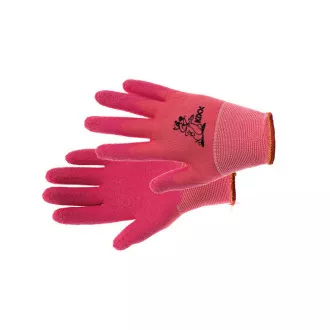 LOLLIPOP rukavice nylon. latex. ružová 5