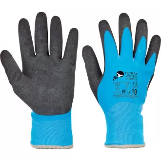 TETRAX WINTER FH rukavice modrá/čierna 8