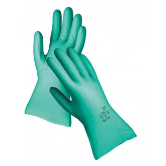 GREBE GREEN rukavice nitril zel. 33 cm 10