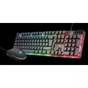 TRUST set klávesnica + myš GXT 838 Azor Gaming Combo US