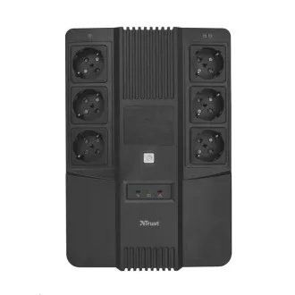TRUST Záložný zdroj Maxxon 800VA UPS with 6 štandard wall power outlets