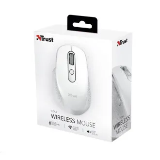 TRUST bezdrôtová Myš Ozaa Rechargeable Wireless Mouse - white TRUST bezdrôtová Myš Ozaa Rechargeable Wireless Mouse - white