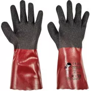 CHERRUG FH rukavice PV čierna/červená 9