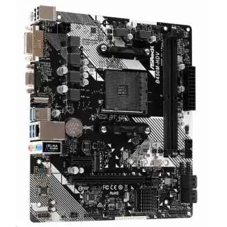 ASRock MB Sc AM4 B450-HDV R4.0, AMD B450, 2xDDR4, VGA, mATX ASRock MB Sc AM4 B450-HDV R4.0, AMD B450, 2xDDR4, VGA, mATX