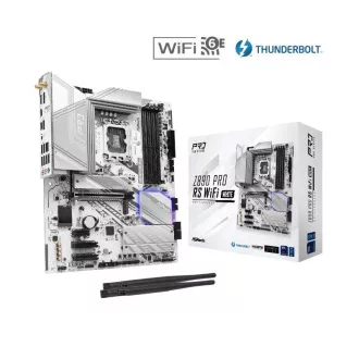 ASRock MB Sc LGA1851 Z890 PRE RS WIFI WHITE, Intel Z890, 4xDDR5, 1xHDMI, WI-FI