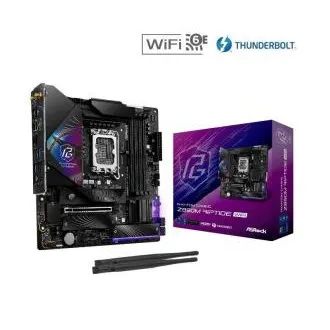 ASRock MB Sc LGA1851 Z890 RIPTIDE WIFI, Intel Z890, 4xDDR5, 1xDP, 1xHDMI, 2xThunderbolt, WI-FI, mATX ASRock MB Sc LGA1851 Z890 RIPTIDE WIFI, Intel Z890, 4xDDR5, 1xDP, 1xHDMI, 2xThunderbolt, WI-FI, mATX