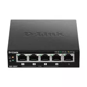 D-Link DES-1005P B1 5-Port 10/100 PoE Desktop Switch, 4x PoE+, 60W pre PoE