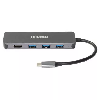 D-Link DUB-2333 USB-C Hub s HDMI a 3x USB3.0, mini docking station