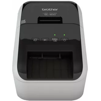 BROTHER tlačiareň štítkov QL-800 - 62mm, termotlač, USB, Profi. Tlačiareň Štítkov / po dokúpení DK-22251 tlač na červeno /