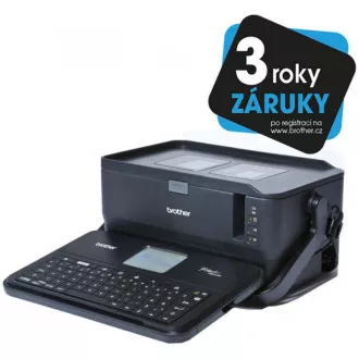 BROTHER tlačiareň štítkov PT-D800W - 36mm, pásky TZe, tlačiareň s veľkým farebným displejom, WIFI, Klávesnica BROTHER tlačiareň štítkov PT-D800W - 36mm, pásky TZe, tlačiareň s veľkým farebným displejom, WIFI, Klávesnica