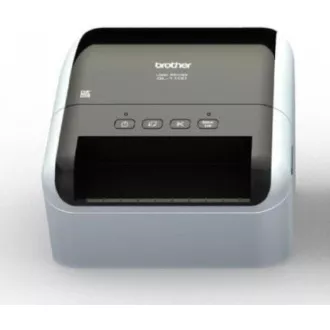 BROTHER tlačiareň štítkov QL-1100 - 101, 6mm, termotlač, USB, Profesionálna Tlačiareň Štítkov - Vstavaná rezačka