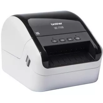 BROTHER tlačiareň štítkov QL-1100 - 101, 6mm, termotlač, USB, Profesionálna Tlačiareň Štítkov - Vstavaná rezačka