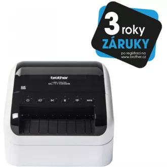 BROTHER tlačiareň štítkov QL-1110 - 101, 6mm, termotlač, USB, WIFI, BT, LAN, Profesionálna Tlačiareň Štítkov