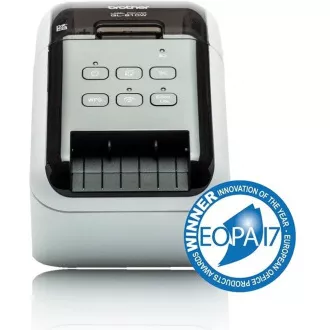BROTHER tlačiareň štítkov QL-810W - 62mm, termotlač, USB WIFI Profi Tlačiareň Štítkov /po dokúpení DK-22251 tlač na červeno /