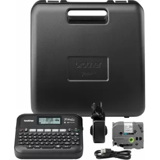 BROTHER tlačiareň štítkov PT-D460BTVP, 18mm pásky, USB, kufrík, veľký grafický displej