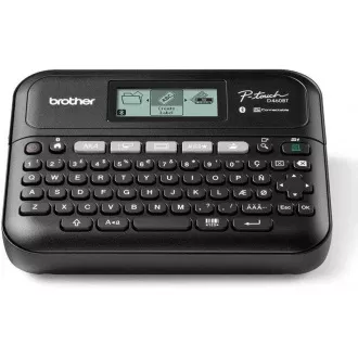 BROTHER tlačiareň štítkov PT-D460BTVP, 18mm pásky, USB, kufrík, veľký grafický displej