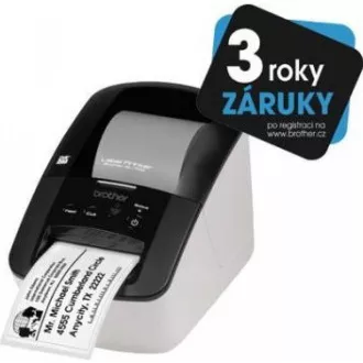 BROTHER tlačiareň štítkov QL-700 - 62mm, termotlač, USB, Profesionálna Tlačiareň Štítkov
