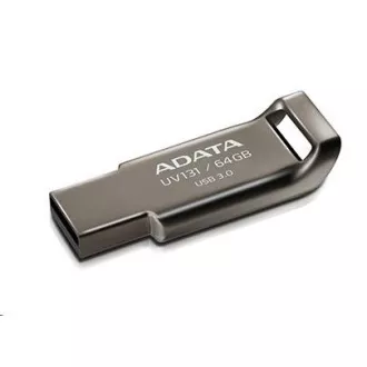 ADATA Flash Disk 64GB UV131, USB 3.1 DashDrive, Chromium Grey, sivá
