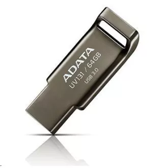ADATA Flash Disk 64GB UV131, USB 3.1 DashDrive, Chromium Grey, sivá