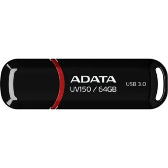 ADATA Flash Disk 64GB UV150, USB 3.1 Dash Drive (R: 90/W: 20 MB/s) čierna