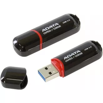 ADATA Flash Disk 128GB UV150, USB 3.1 Dash Drive (R:90/W:20 MB/s) čierna