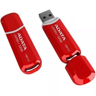 ADATA Flash 64GB UV150, USB 3.1 Dash Drive (R:90/W:20 MB/s) červená ADATA Flash 64GB UV150, USB 3.1 Dash Drive (R:90/W:20 MB/s) červená
