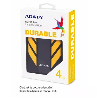 ADATA Externý HDD 4TB 2, 5" USB 3.1 HD710 Pro, čierna