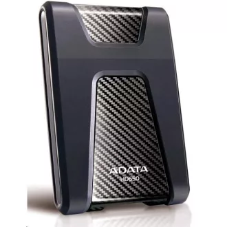 ADATA Externý HDD 4TB 2,5" USB 3.1 DashDrive Durable HD650, čierny (gumový, nárazu odolný)