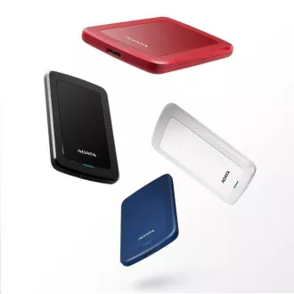 ADATA Externý HDD 1TB 2,5" USB 3.1 HV300, biela